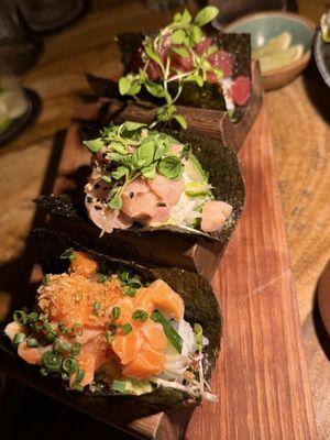 This is the sushi hand roll variety pack haha