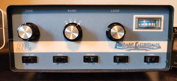 My vintage 'blue face' Palomar 90a multi-band linear amplifier.
