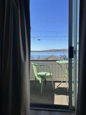 View of the bay from our room