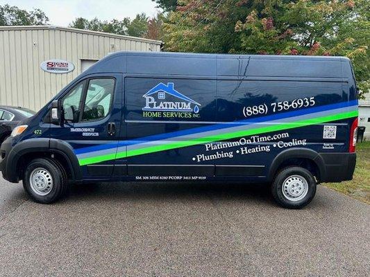 Platinum Home Services Van