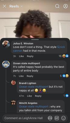 Very demeaning towards women, especially Black women. Referring to someone's hair as "nappy" is childish, ignorant, and unprofessional.