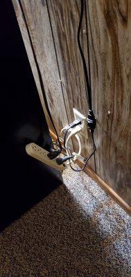 Dangerous plug in electric extensions