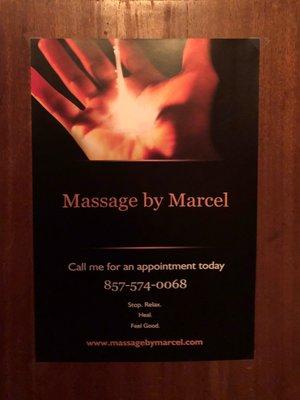 Massage by Marcel / Marcel D'Anjou, LMT