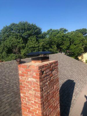 Missing Chimney Cap.
