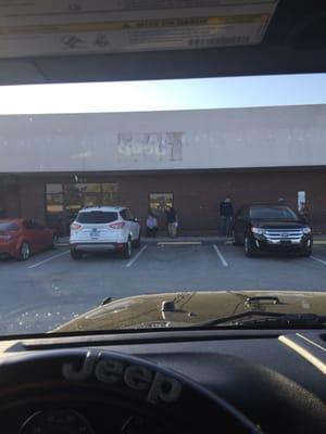 line waiting at 8:44