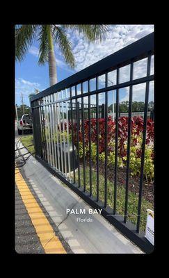 Repair to a local Palm Bay community entrance gate.