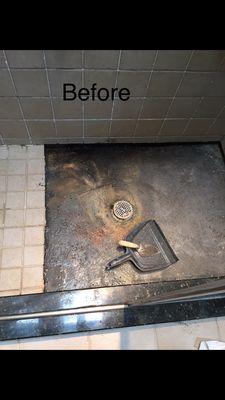 We replaced the shower floor without doing the entire shower