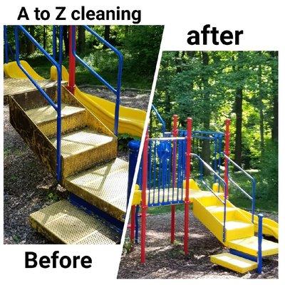 Some park photos before and after!