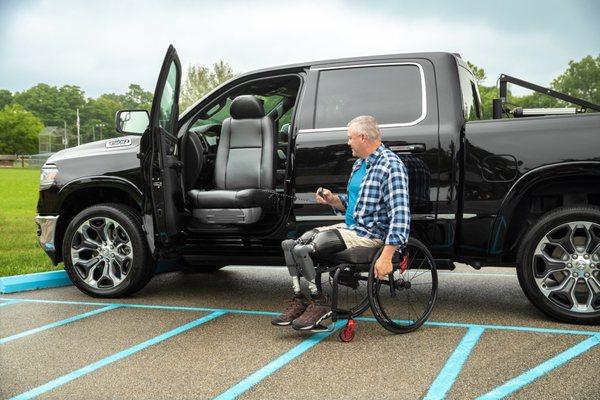 The BraunAbility Turny Seat can be installed on a variety of vehicles. Your mobility is your freedom and independence.