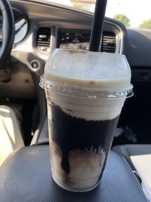 Peanut butter cookie dough shake