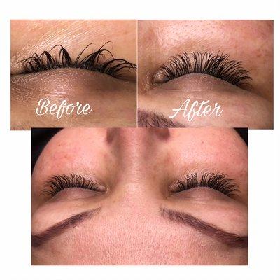 Eyelash extension And microblading