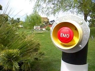 EMO buttons at Lucasfilm: Letterman Digital Arts Center