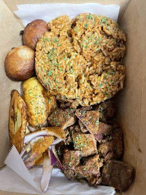 Jolof rice with beef