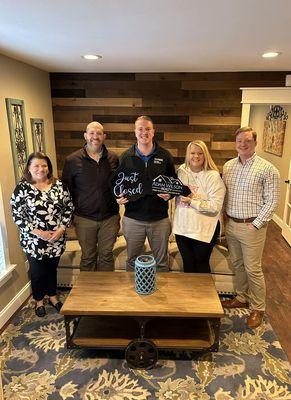 Congratulations Hunter and Ashton! You took the plunge into homeownership and we all are proud of you!