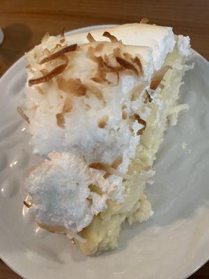 Coconut cream pie