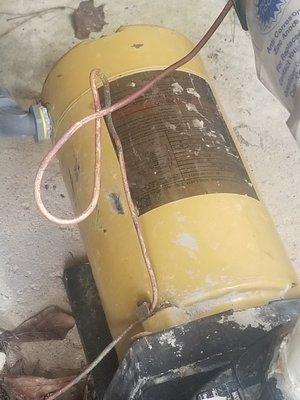 Scratches and gray mud.