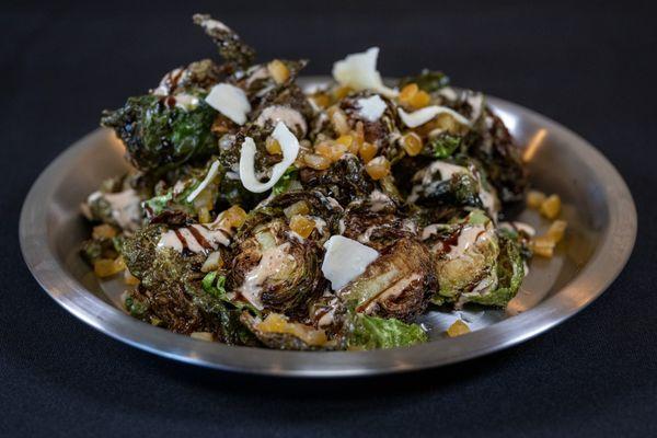 Candied Orange Parmesan Brussel Sprouts