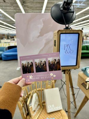 Popup event with photobooth