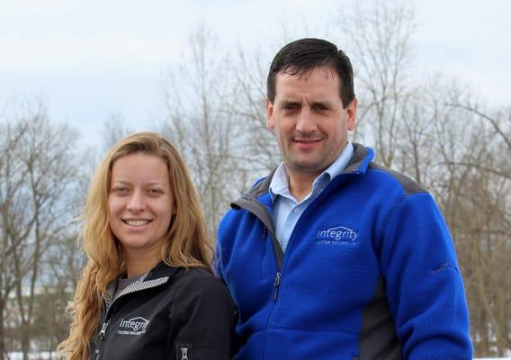 Manny & Mary Fisher, owners of Integrity Custom Builders.