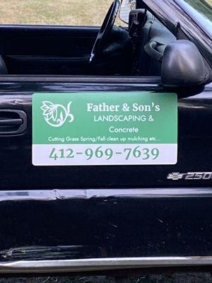 Father & Son’s Landscaping & Concrete