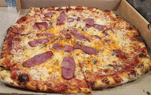 Sausage and mushroom