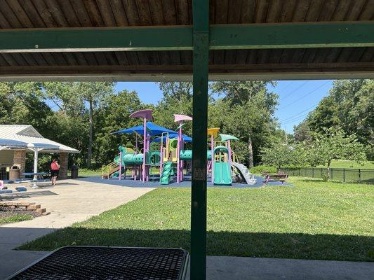 Small playground area
