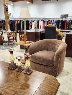 SVDPPDX Thrift Store Staging Area. Our NEW staging area brings together furniture, décor, and home goods to show you beautiful thrifts.