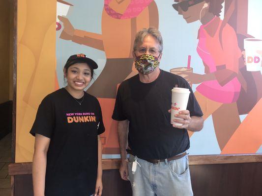 Hasan the manager and Samira (in photo with me) are awesome. Definitely one of the better DD's in Brooklyn!