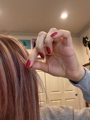 My damaged highlights