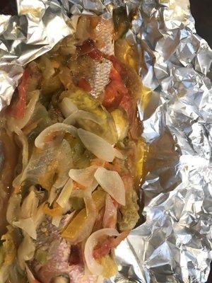 Snapper Grill to perfection Mmmmmmm