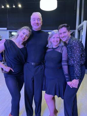 We love dancing with our awesome instructors: Nastya and Sergio!