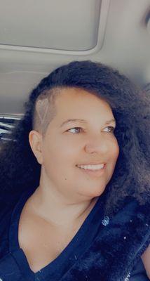 Got an undercut with a design great cut great school.