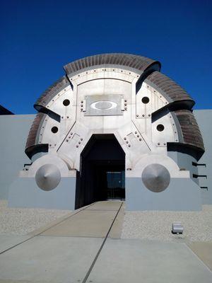 Front entrance to Oakley in Foothill Ranch.