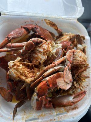 Garlic crabs so delicious