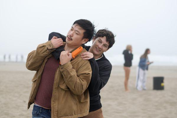 Forge Krav Maga community bonfire, Ocean Beach, September 2025.