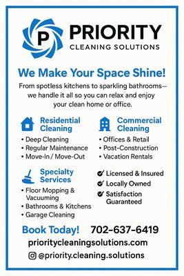 Priority Cleaning Solutions