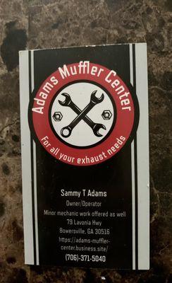 Adams Muffler Center