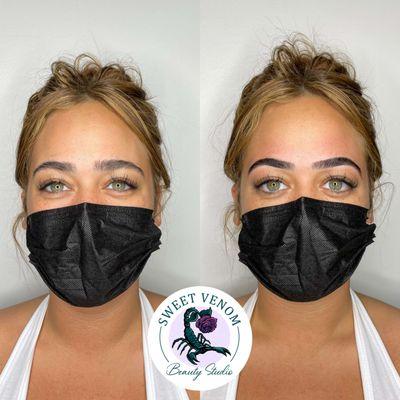 Brow Grooming and Tint