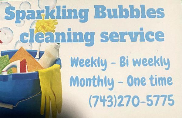 Sparkling Bubbles Cleaning Service