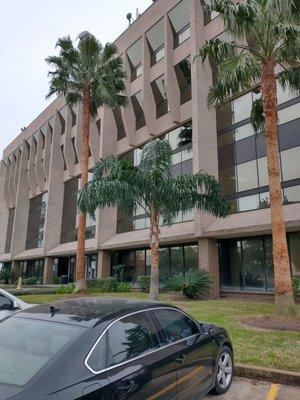 This is the outside of the building it's located in