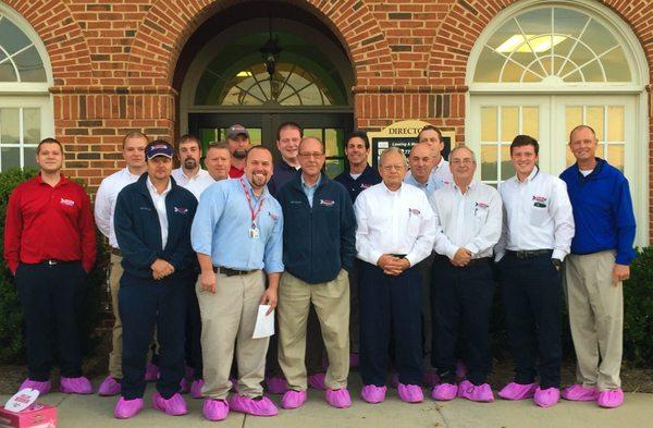 Arrow Exterminators goes Pink to kick off the #ArrowCares campaign for Breast Cancer Awareness! http://bit.ly/ArrowCares