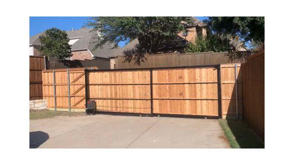 Sliding Gate and Fence