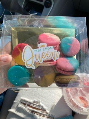 Macaron queen is so good I fully recommend. It is a little expensive but the flavors make up for it.