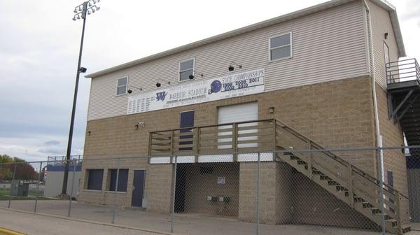 Back of the press box