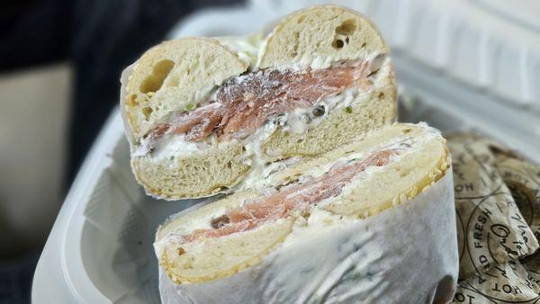 Lox bagel. Was delicious.