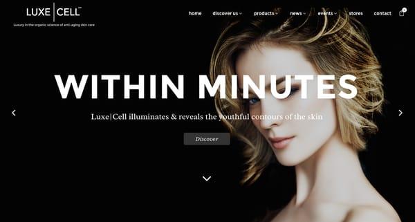 LuxeCell website