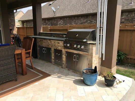New Outdoor Kitchen