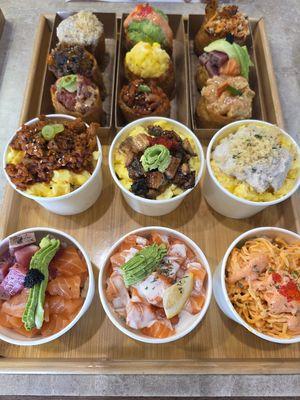 6 mini cupbop and yubus