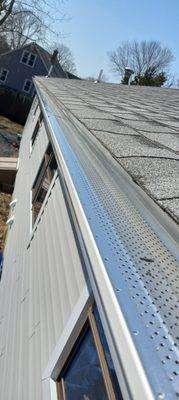 installation of gutter covers