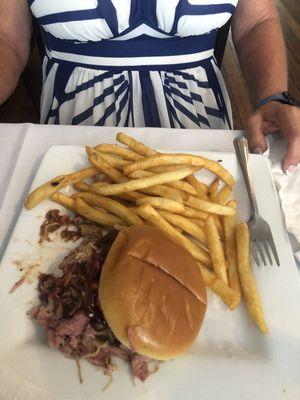 Pulled pork n fries were also good